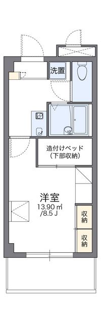 レオパレスＫ’ｓⅡ 間取り図