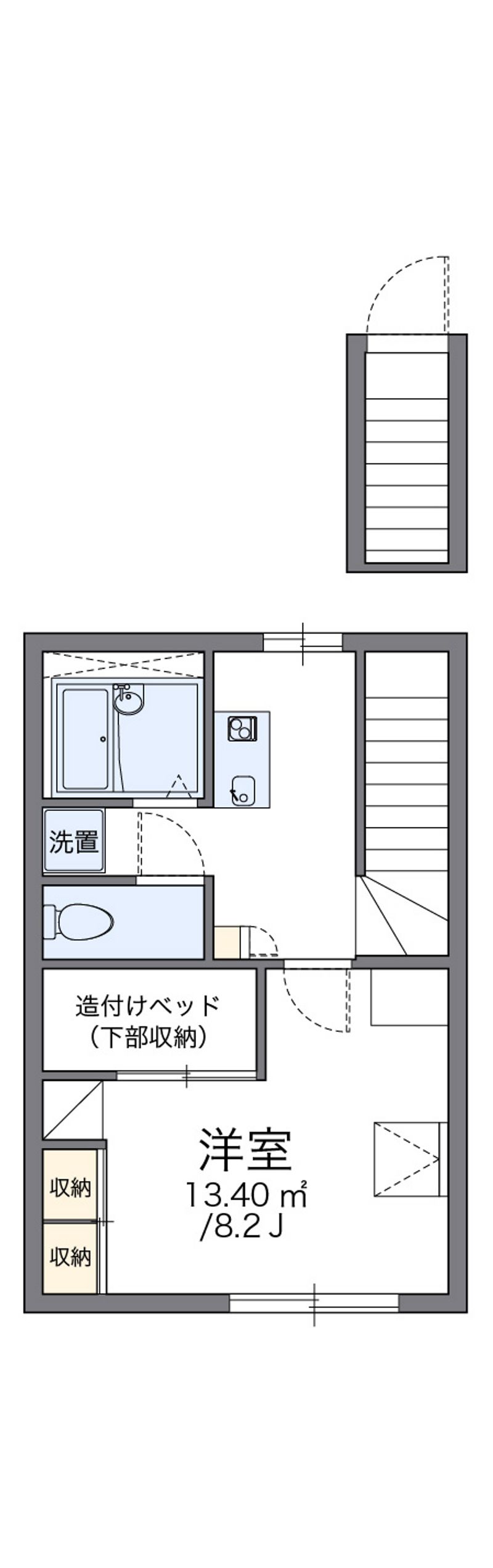 レオパレスソレイユ 間取図