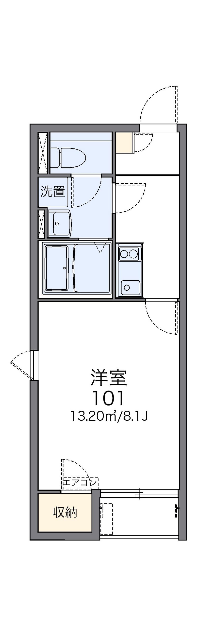 レオネクスト日新岩国 間取図