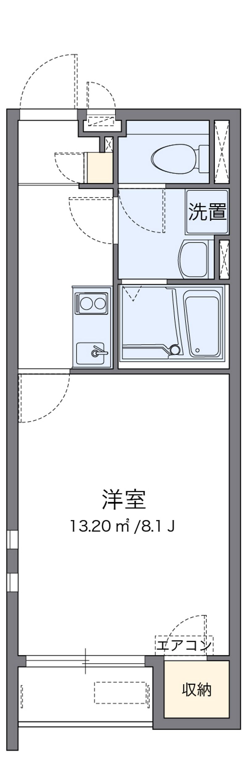 クレイノドラジェ 間取図