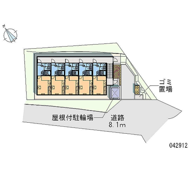 レオパレス室工 区画図