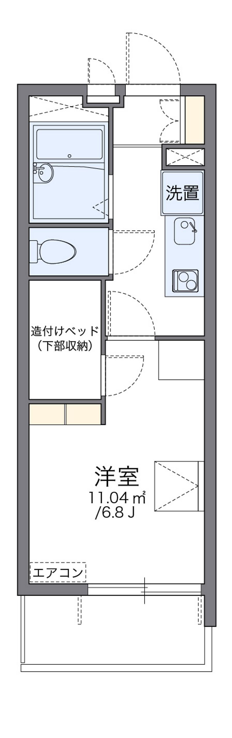 レオパレスドエル　別所 間取図