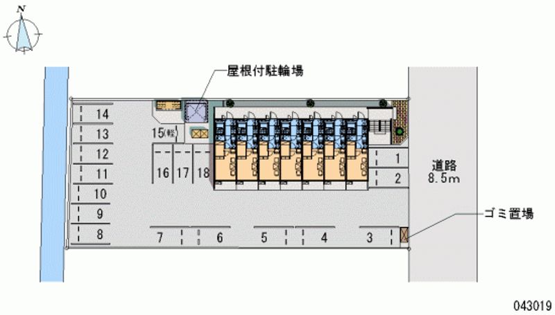 レオパレスパラーム　ユーマ 月極駐車場