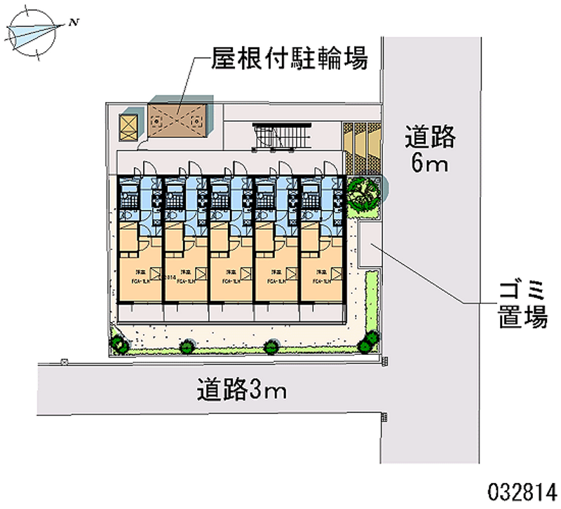 レオパレスプレミア 区画図