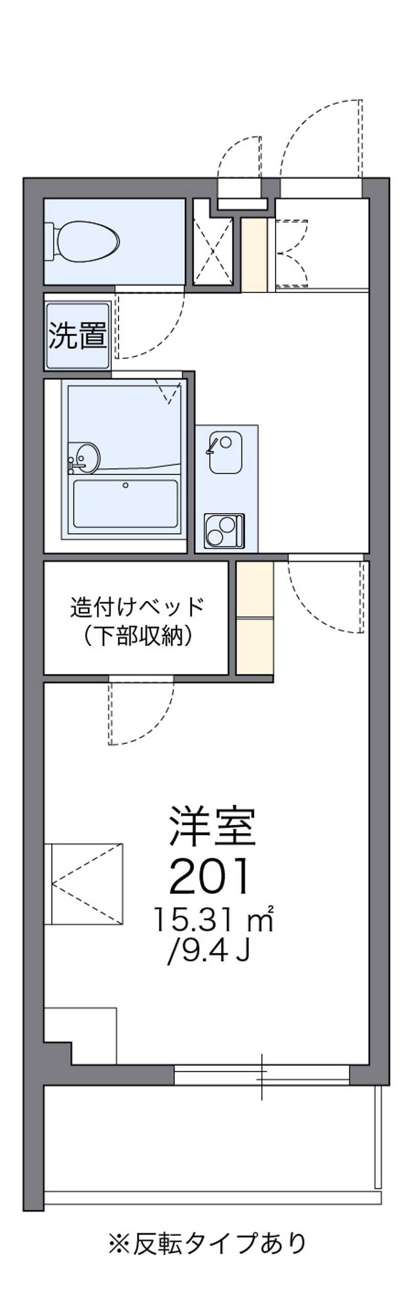 レオパレスセンター　ヴィレッジ 間取図