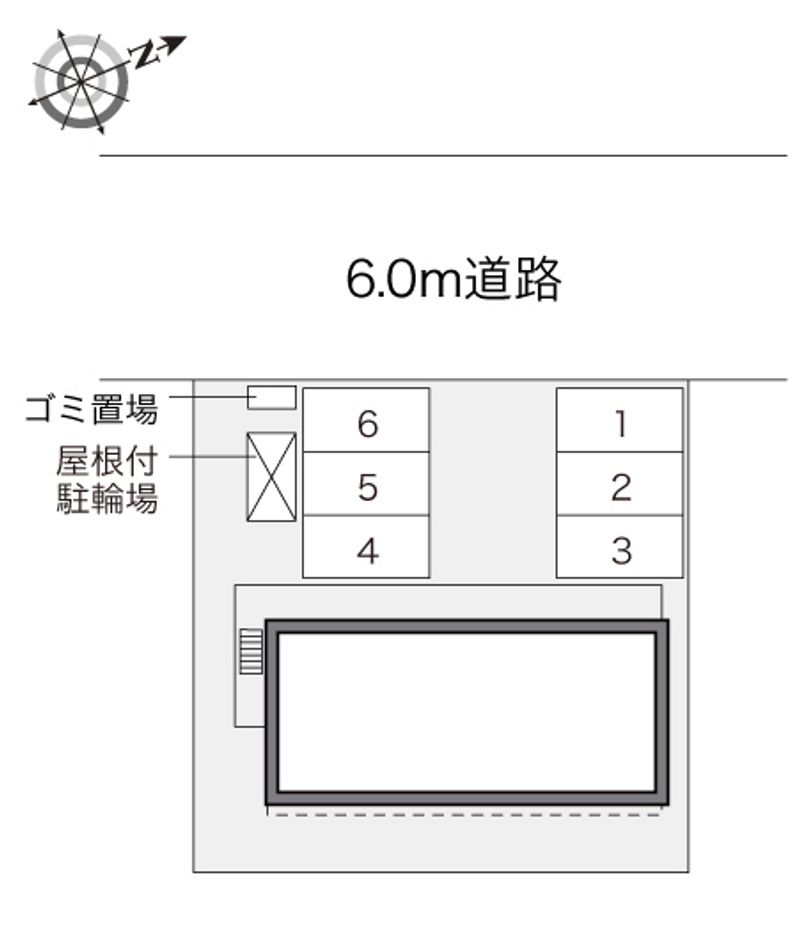 レオパレス宇地泊 配置図