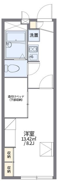 レオパレス東北野 間取り図