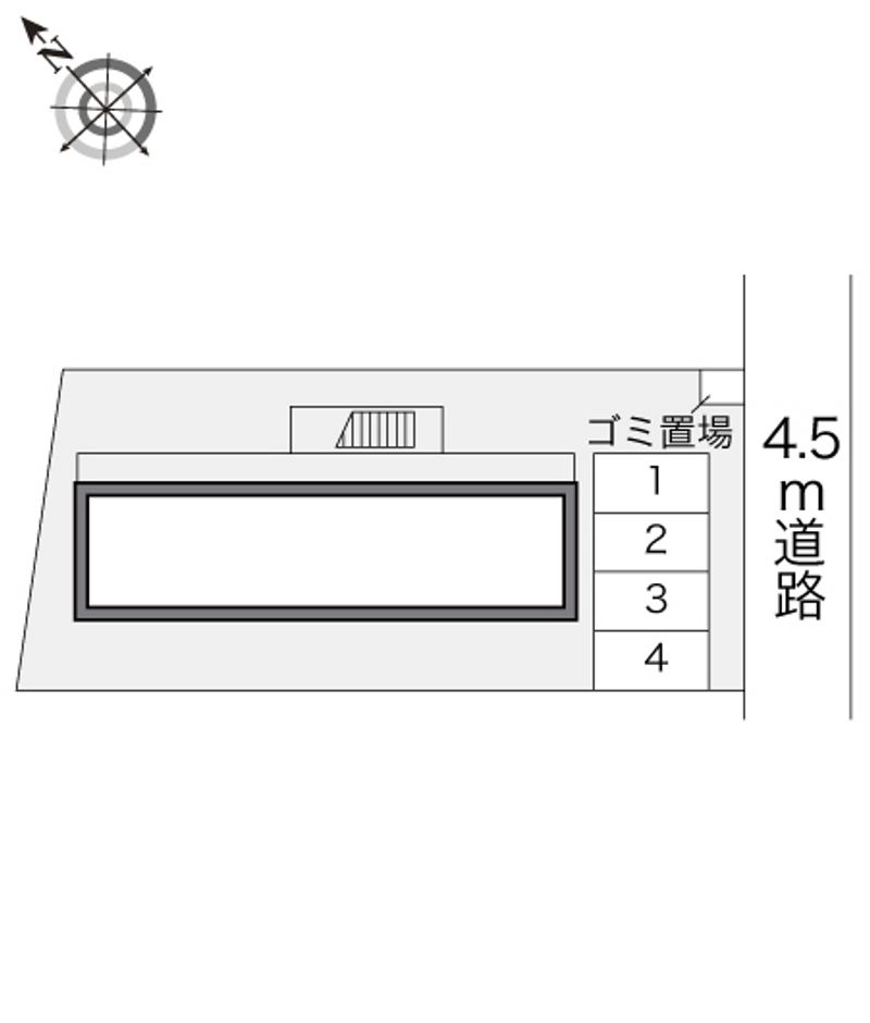 レオパレスオープリーコート 配置図
