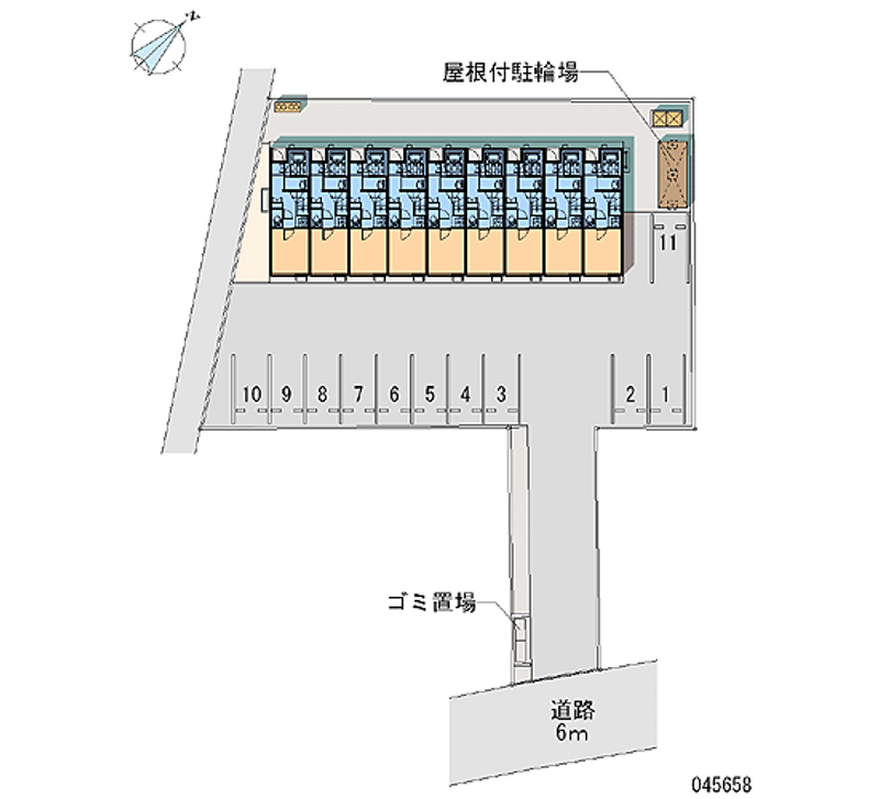 45658 bãi đậu xe hàng tháng