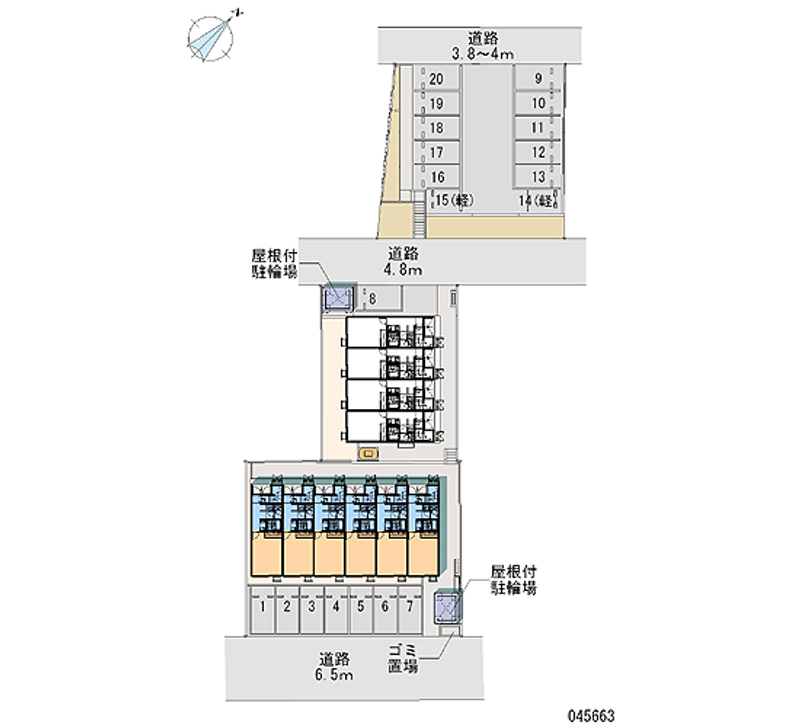 45663月租停车场