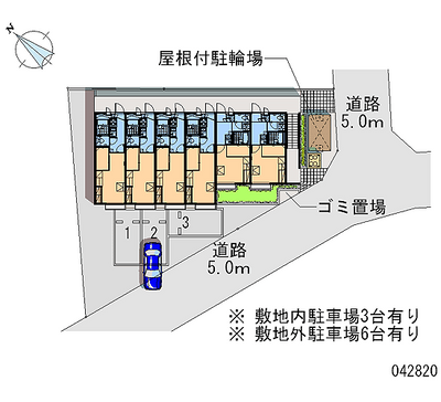 42820 Monthly parking lot