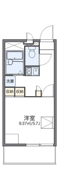 レオパレスカメリア 間取り図