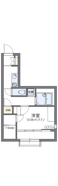 レオパレスコージー幕張 間取り図