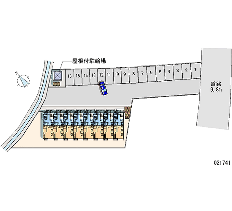 21741 월정액 주차장