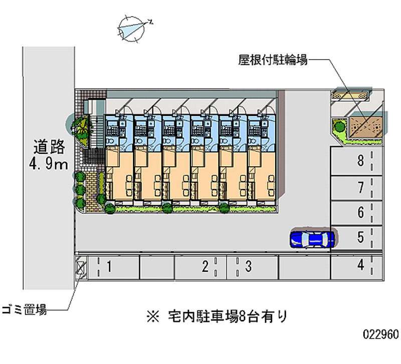 22960 Monthly parking lot