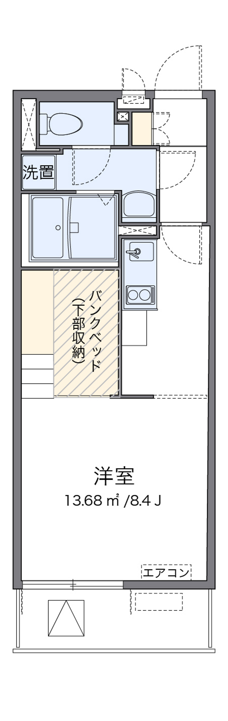 ミランダＣＯＵＲＴ　恋ヶ窪 間取り