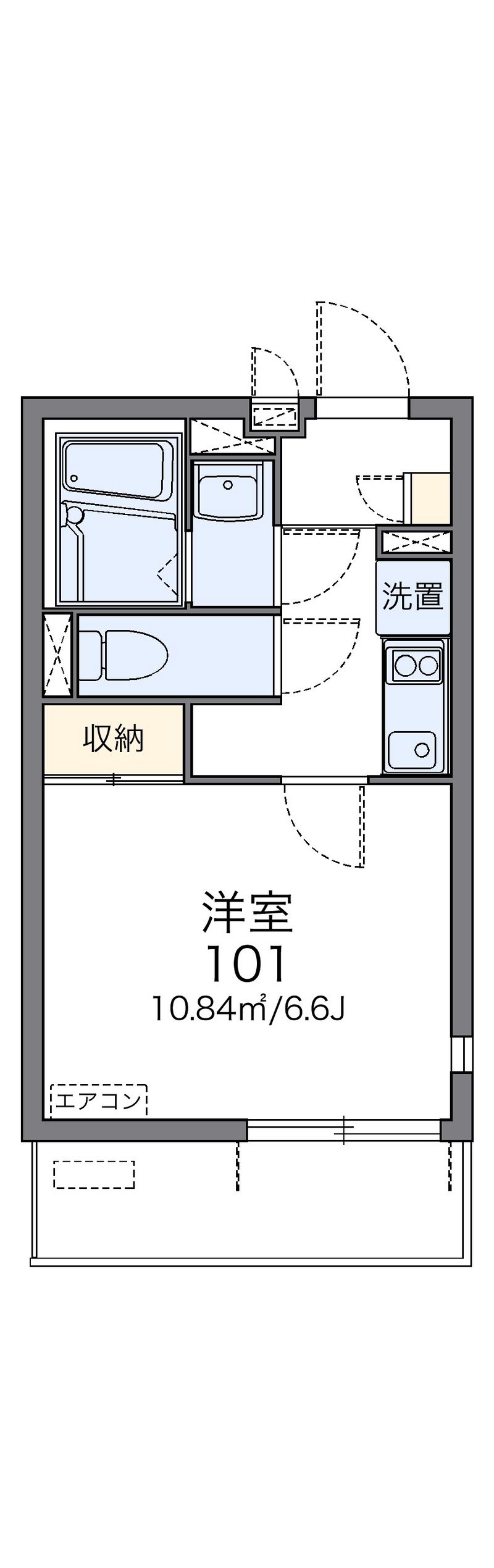 レオネクストイクセン６ 間取図