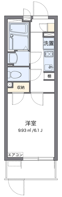 クレイノシャトレー栗木 間取り図