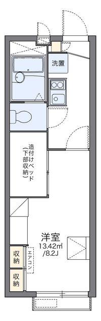 レオパレス小倉 間取り図