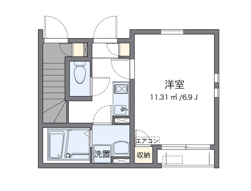 クレイノＭＫハイツ 間取図