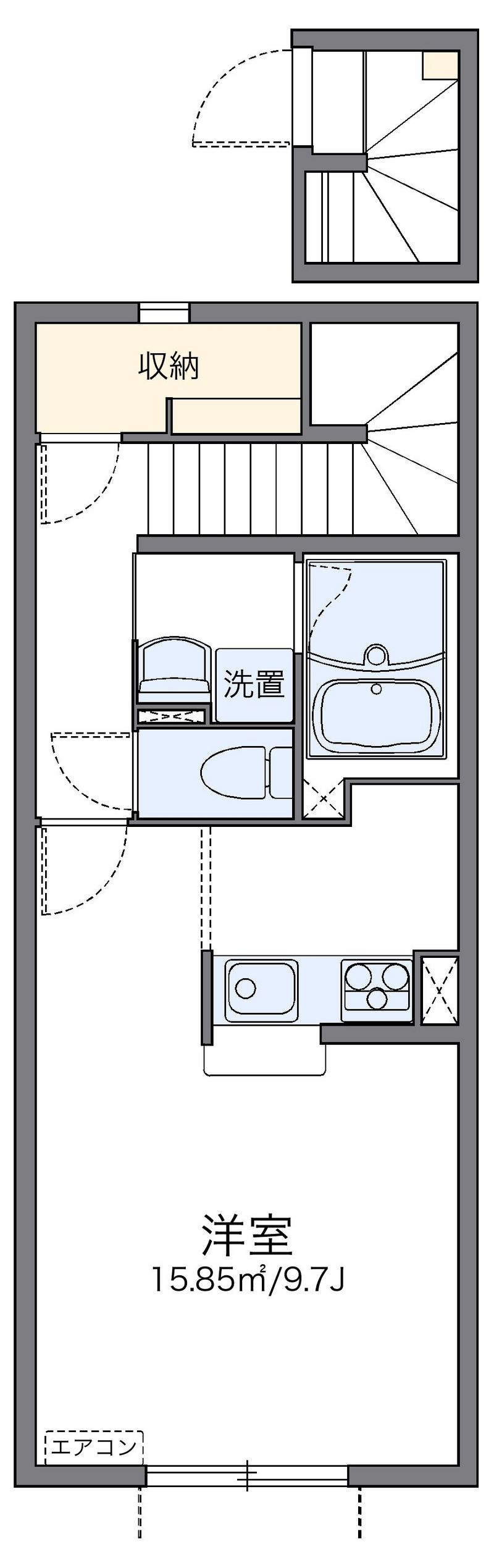 レオネクスト日新敦賀 間取図