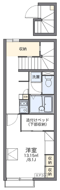 レオパレスＫｉｔａｉｃｈｉ　Ｎ 間取り図