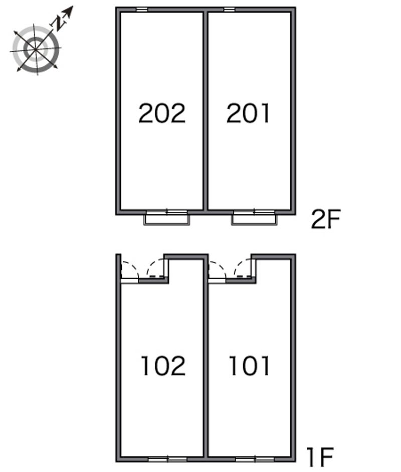 レオネクストティハイツ 間取り配置図