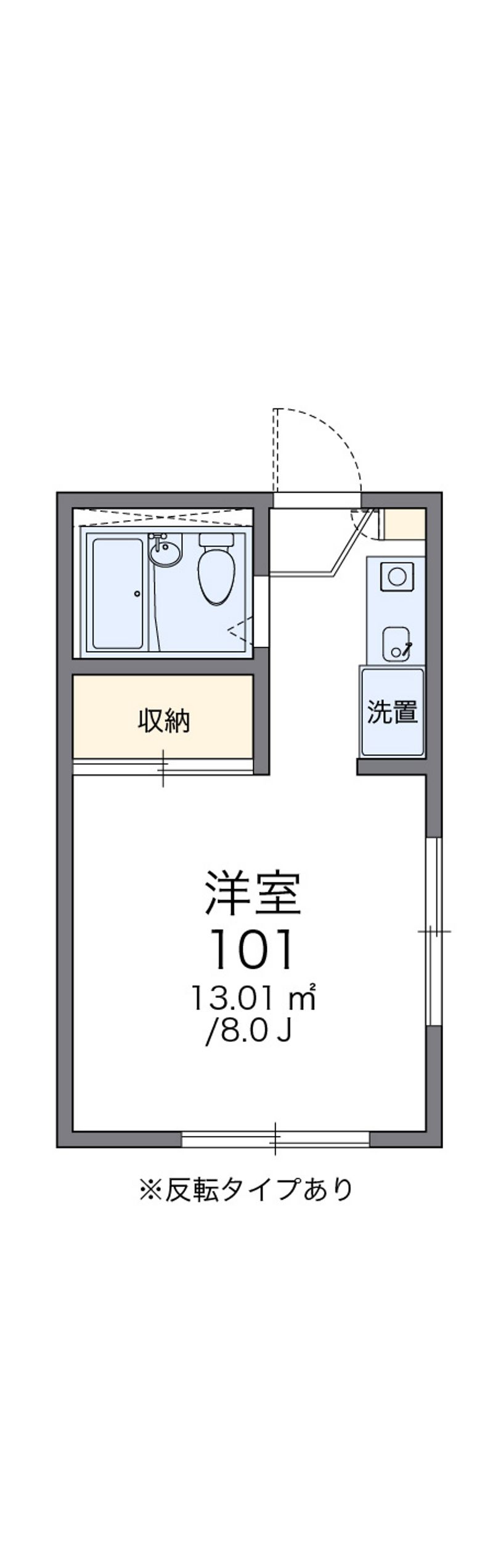 レオパレス湘南バード 間取図