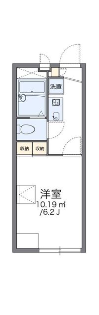 レオパレスシュテルンヒュンフ 間取り図