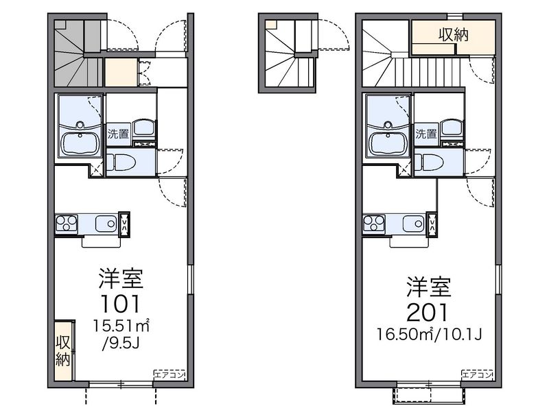 レオネクストＫＫ 間取図