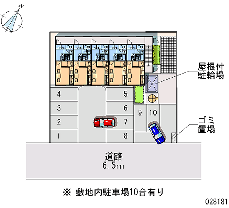 レオパレスクレール　Ⅱ 月極駐車場