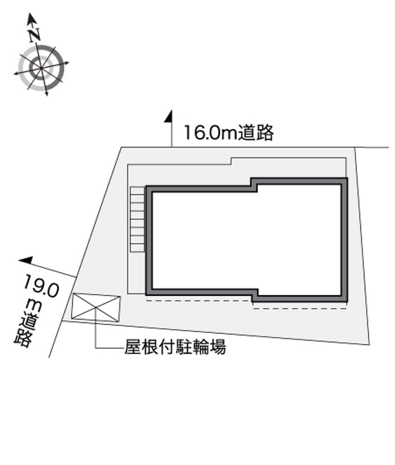 レオパレスステーションプラザⅢ 配置図