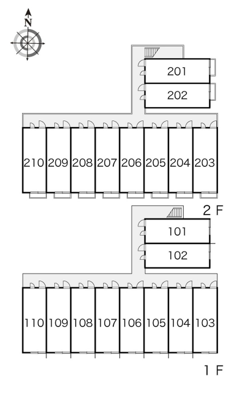レオパレスエスポワール 間取り配置図