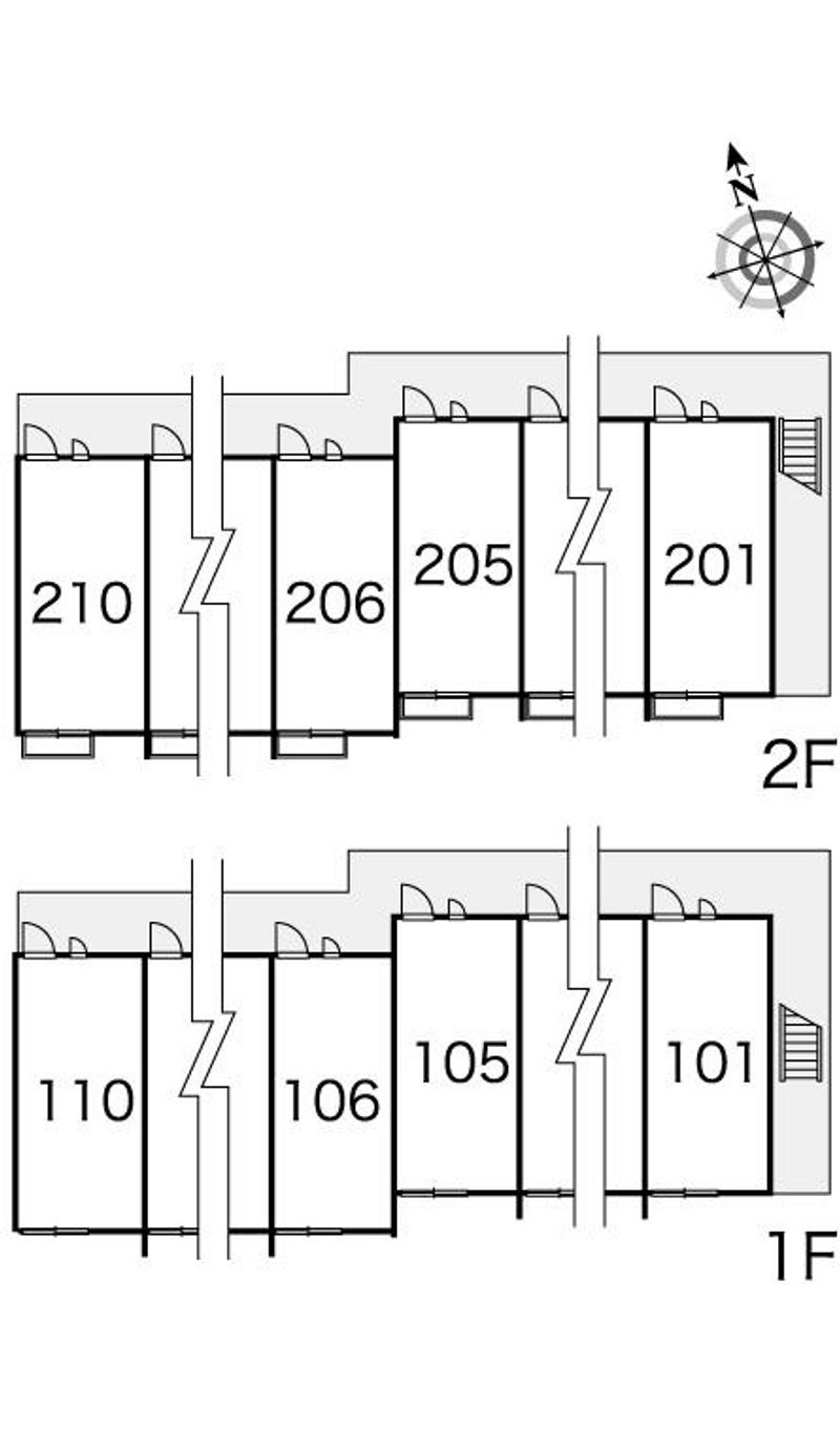 レオパレスｉＺ 間取配置図