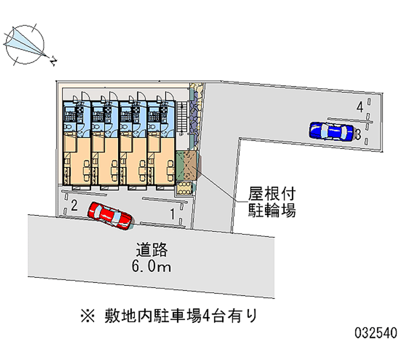 レオパレスＷｉｓｈ 月極駐車場