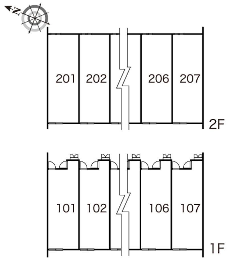 LEONEXT Okamisawa Floor plan layout diagram