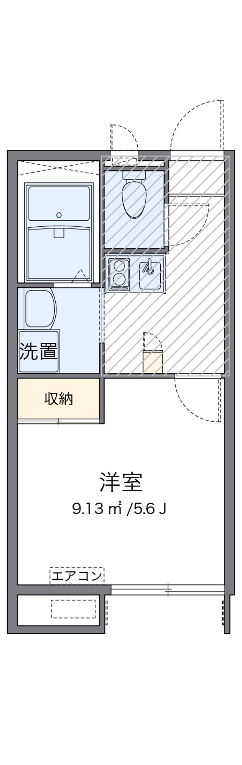 レオパレス東宮館 間取り
