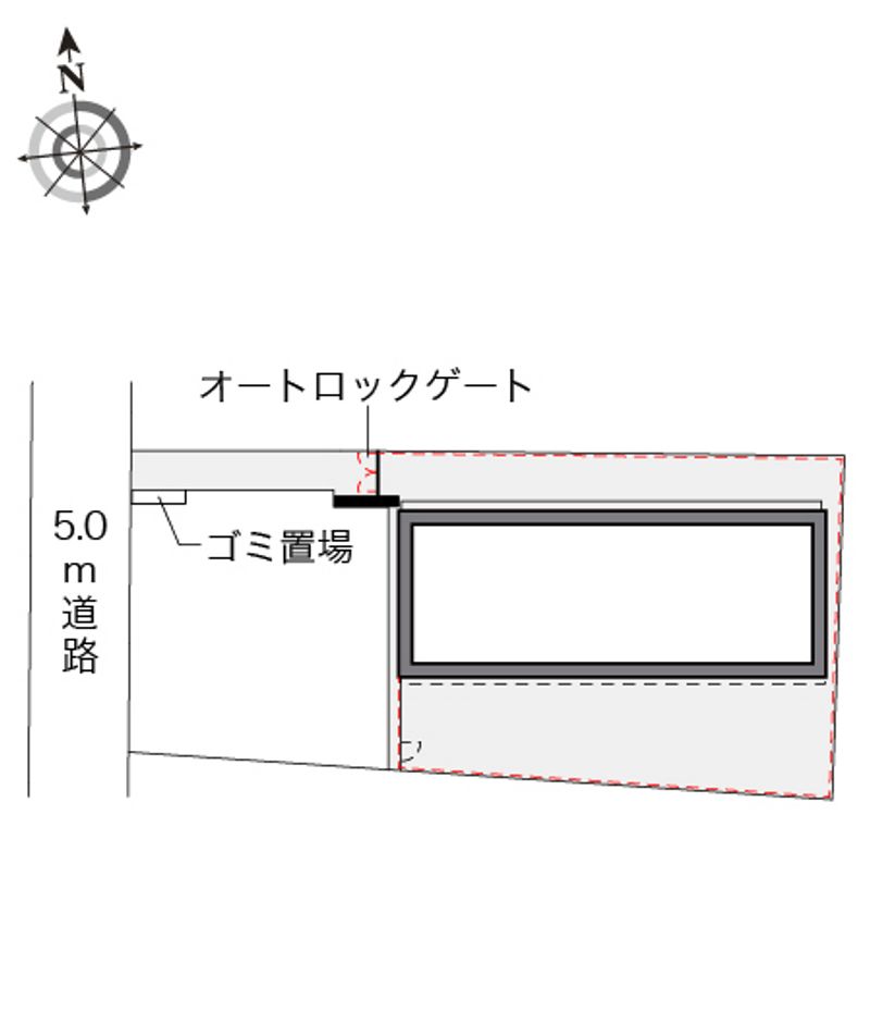 レオパレスブルーコーポ 配置図