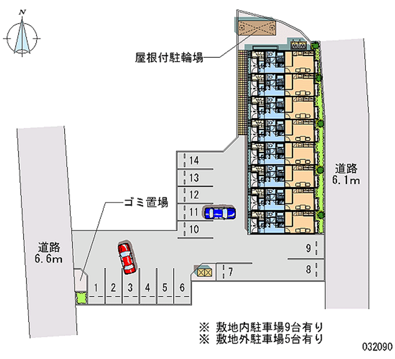 レオパレスＹＲＯＰ 月極駐車場