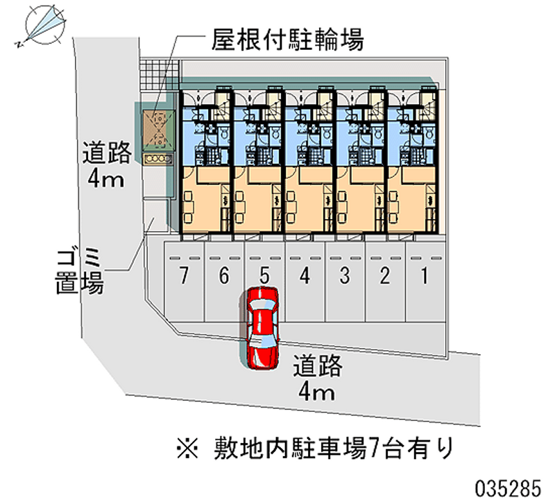 レオパレス泰夢 月極駐車場