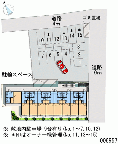 06957 Monthly parking lot