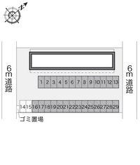 レオパレスアサクラ 配置図