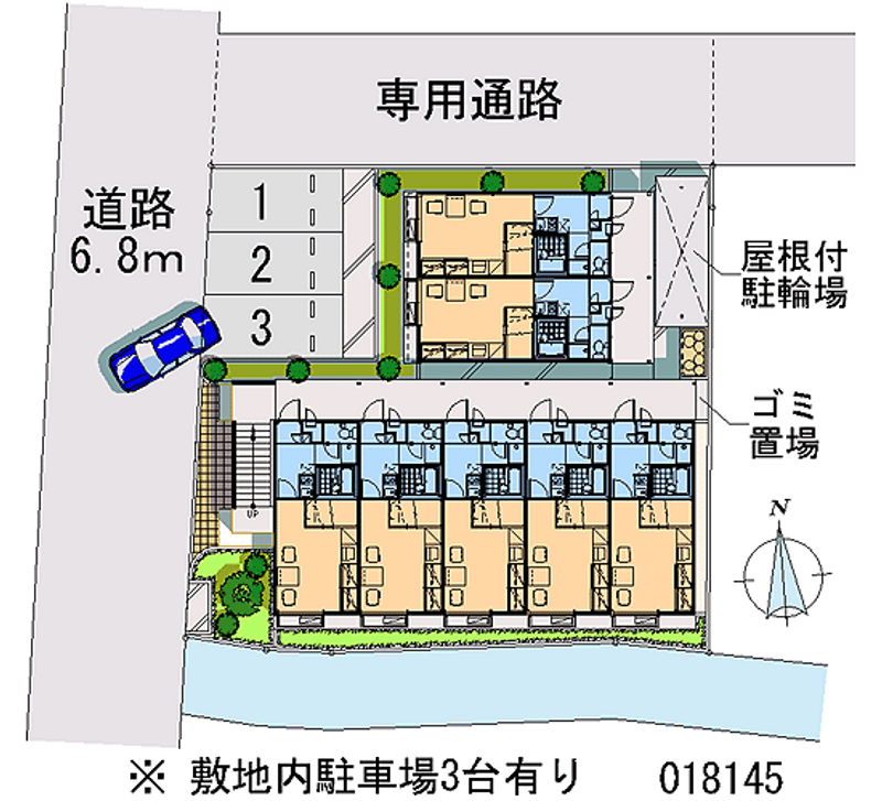 18145 Monthly parking lot