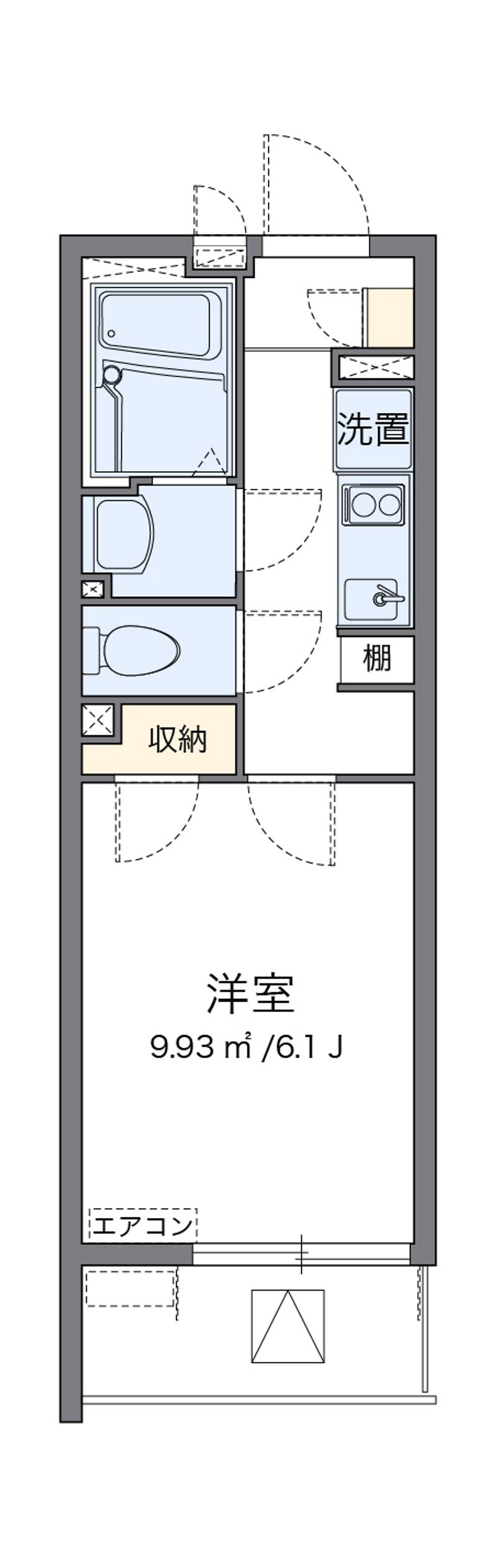 クレイノホクレレ　エルア 間取図