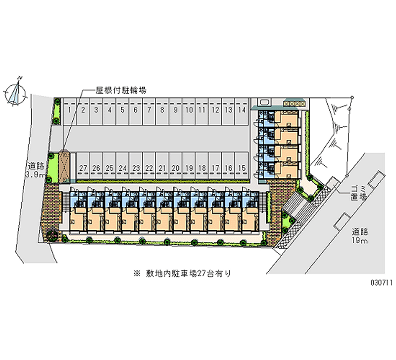 30711 Monthly parking lot