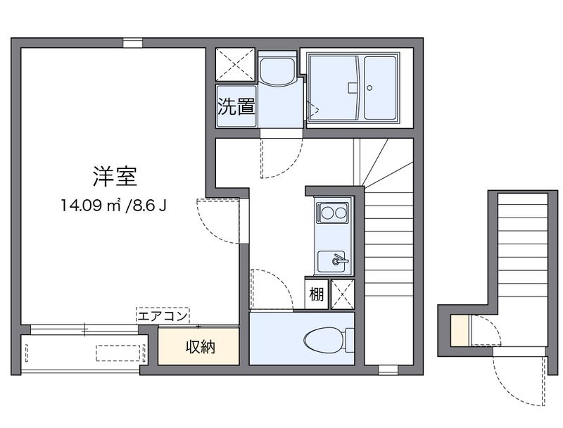 クレイノプランドール 間取図