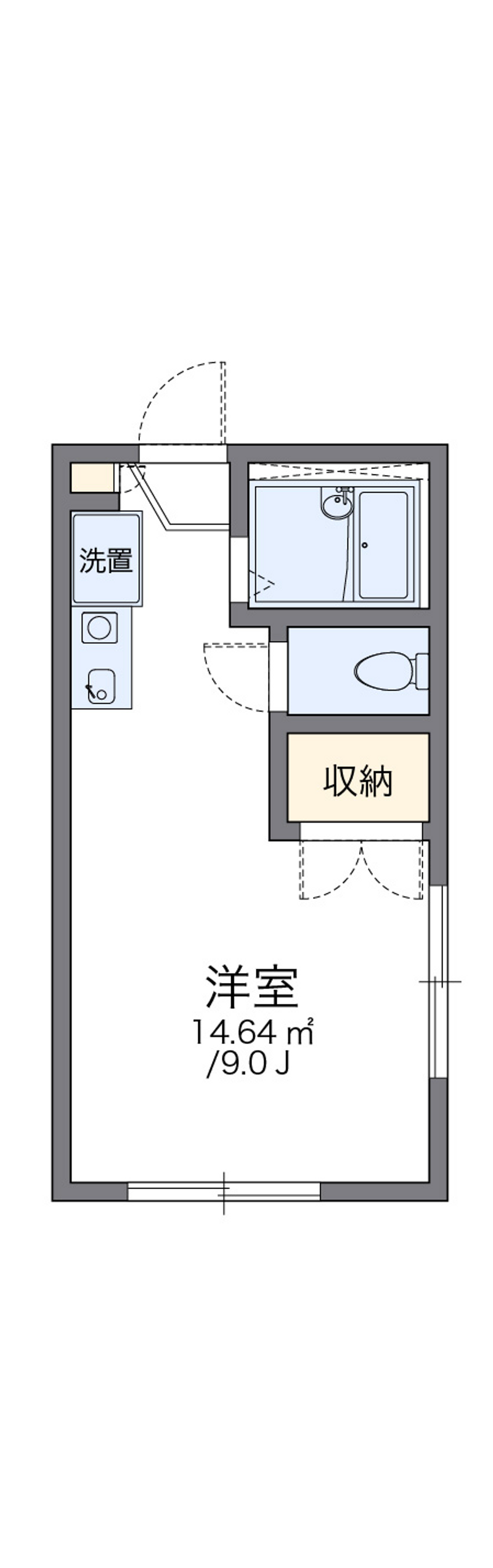 leopalace Hagiwara Floor plan