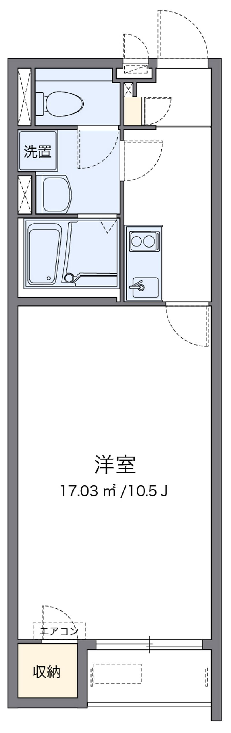 クレイノウィスタリア参番館 間取図