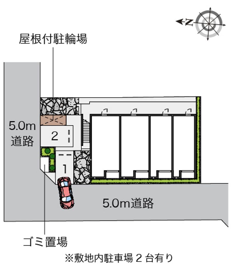 レオネクストジャルダンⅡ 配置図