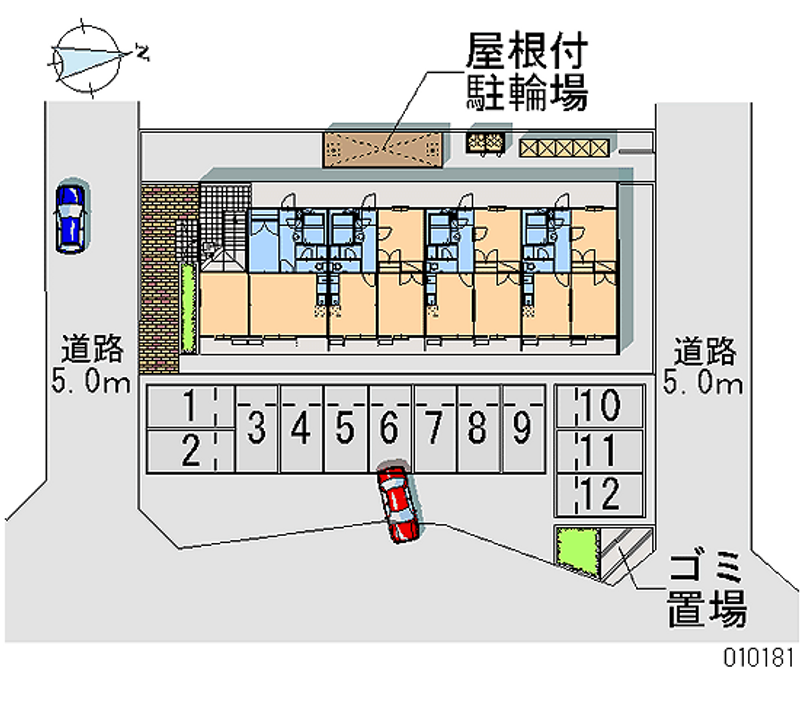 レオパレス祐ノ木 月極駐車場